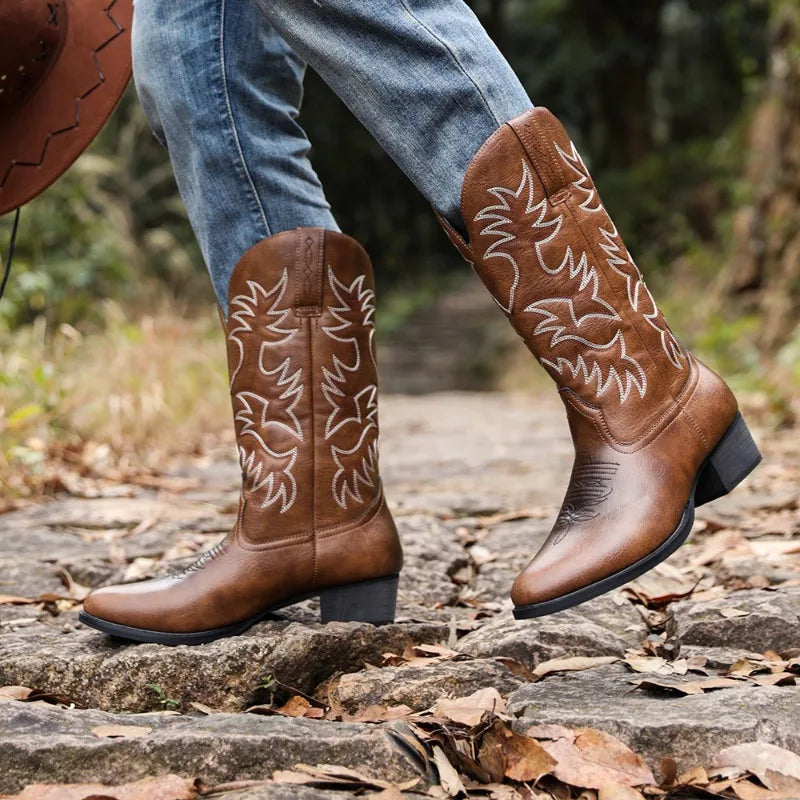 Men's Classic Western Cowboy Boots | Colton