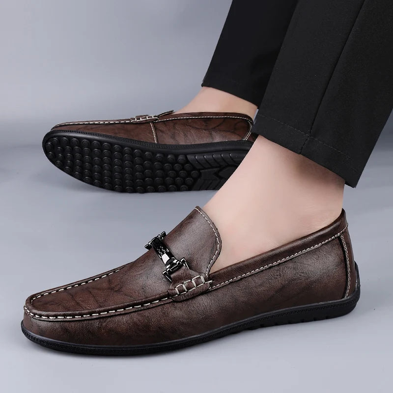 Men’s Smooth Leather Loafers | Preston