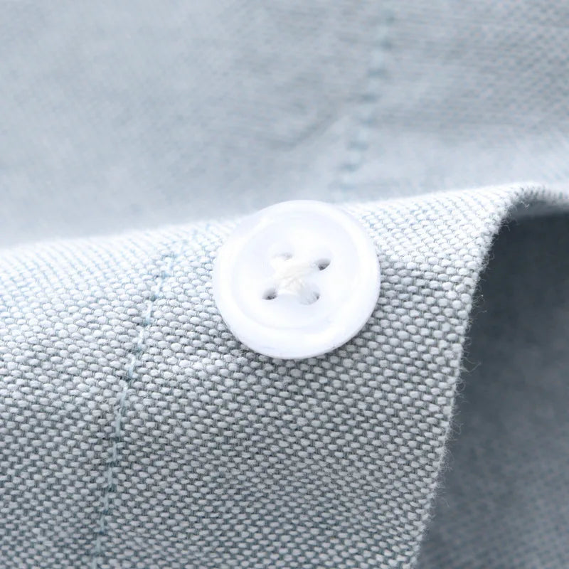 Men's Long Sleeve Striped Cotton Shirt | Milo