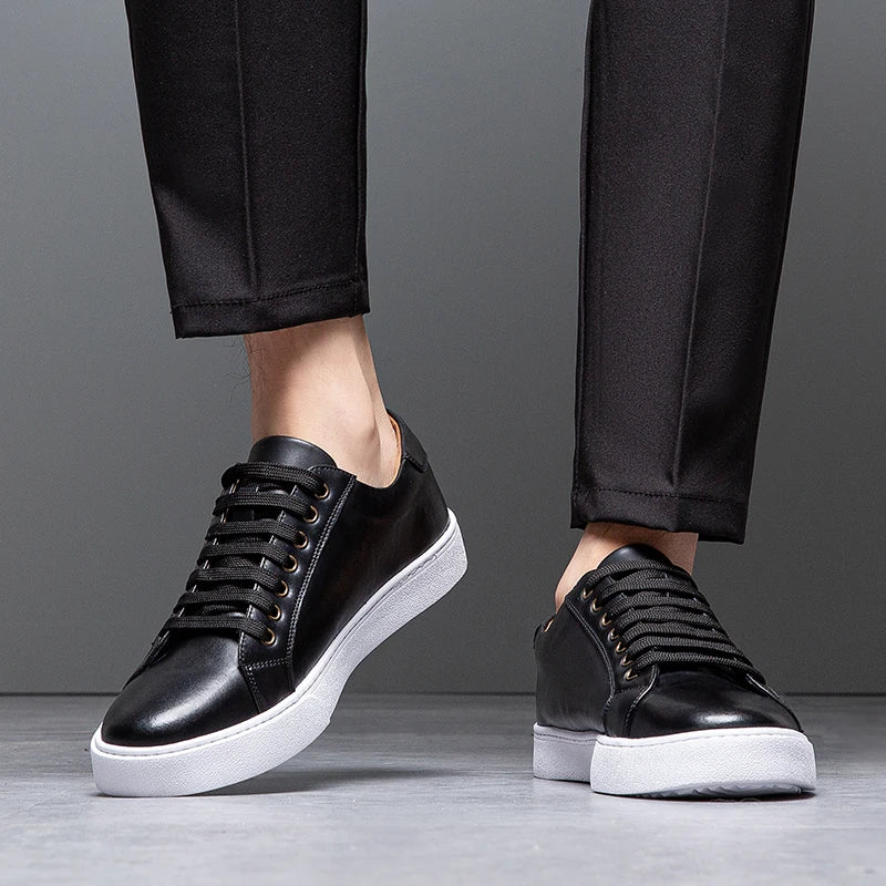 Men’s Premium Leather Sneakers | Magnus