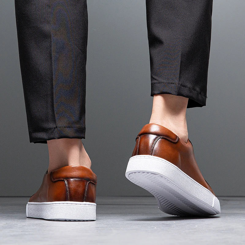 Men’s Premium Leather Sneakers | Magnus