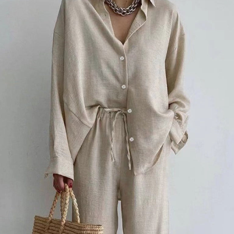 Women's Breathable Co-ord Linen Set | Sienna