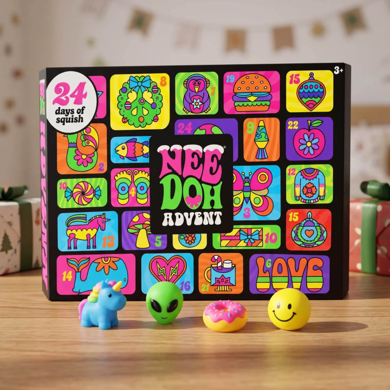 Squishy Advent Calendar 2026 with 24 Collectible Squishy Toys Christmas Countdown for Kids_1