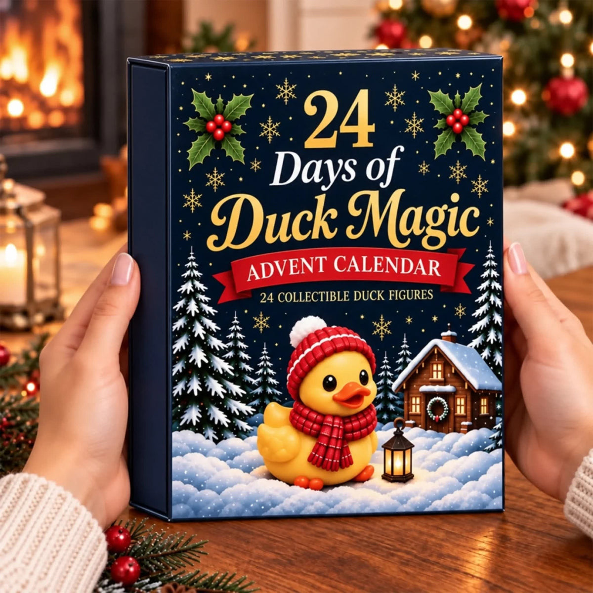 Duck Advent Calendar 2026 with 24 Costumed Duck Figures Christmas Countdown_5