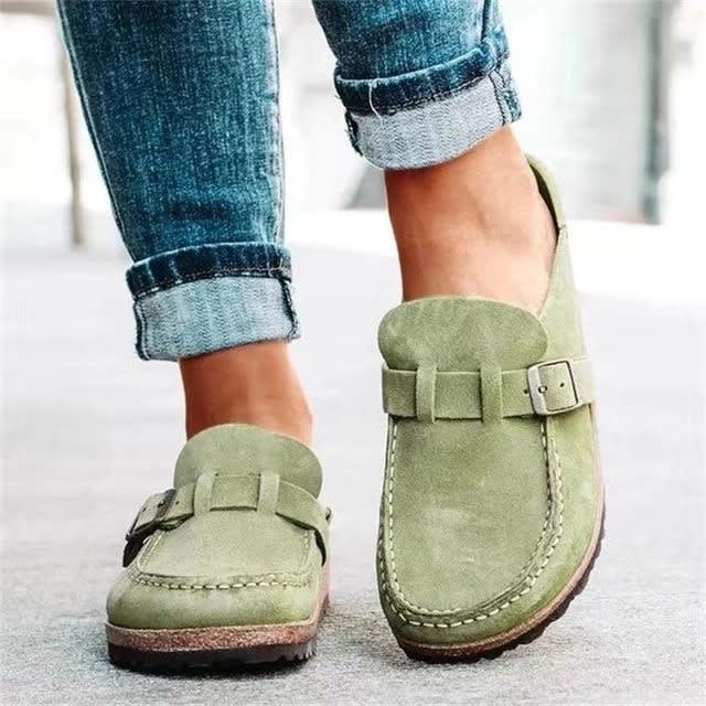 Women's Orthopedic Suede Mules | Aileen_5