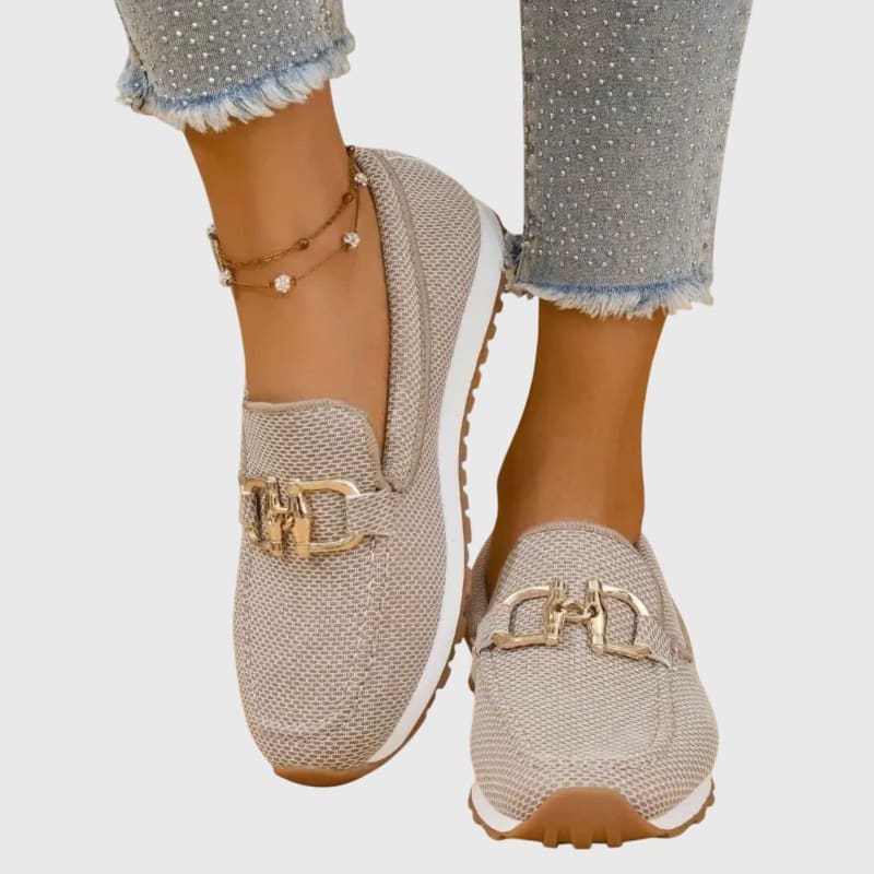 Women's Cushioned Arch Support Loafers | Irene_1