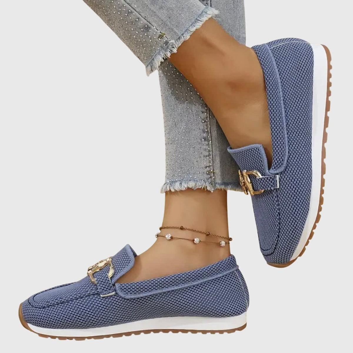 Women's Cushioned Arch Support Loafers | Irene_7