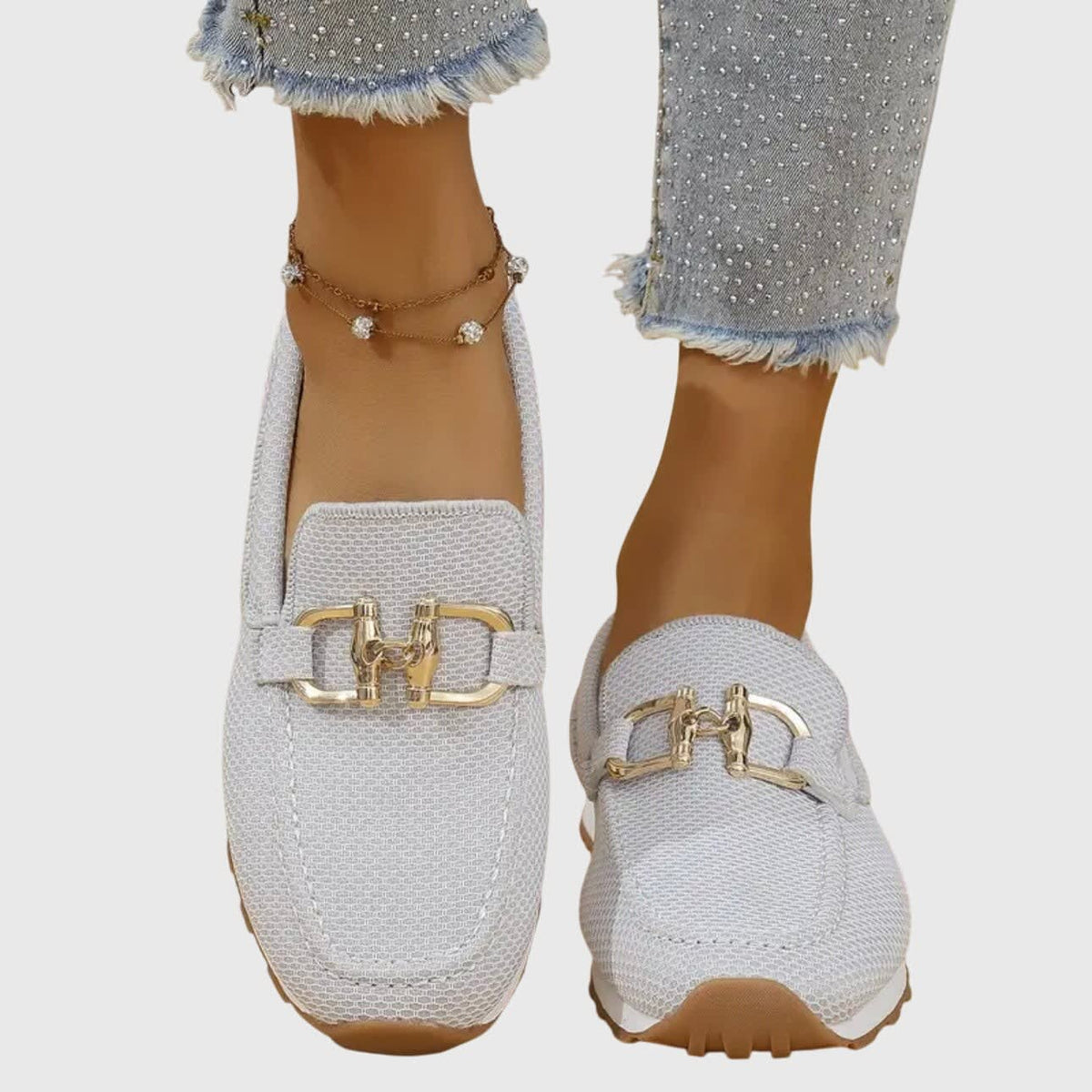 Women's Cushioned Arch Support Loafers | Irene_9