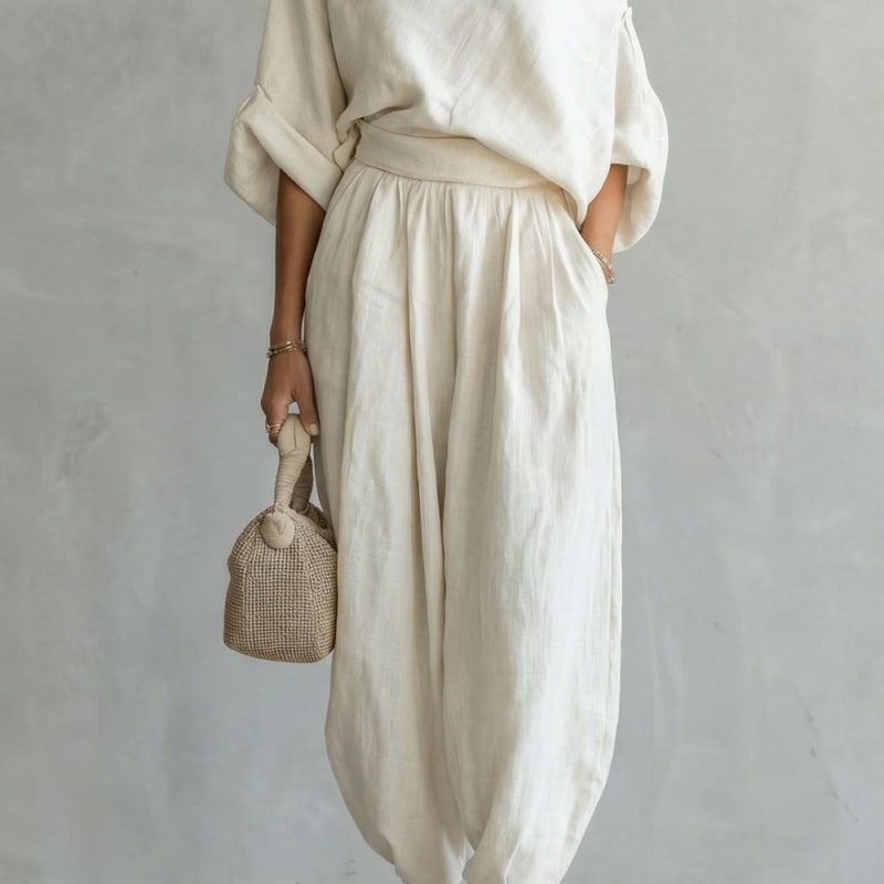 Women's Off Shoulder Top and Trouser Set | Fay_1