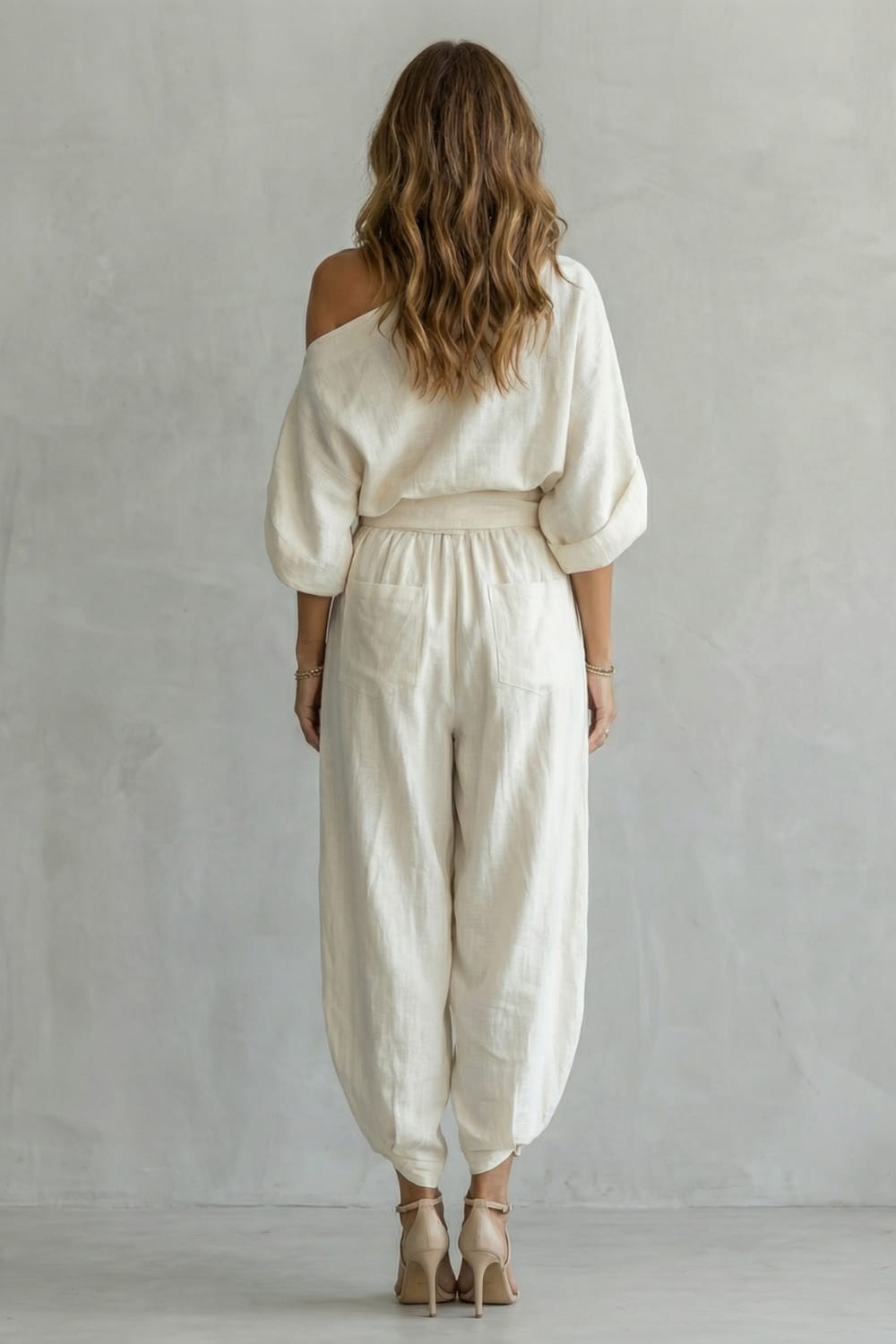 Women's Off Shoulder Top and Trouser Set | Fay_4