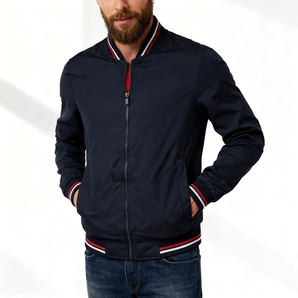 Men's Water Resistant Bomber Jacket | Brian_4