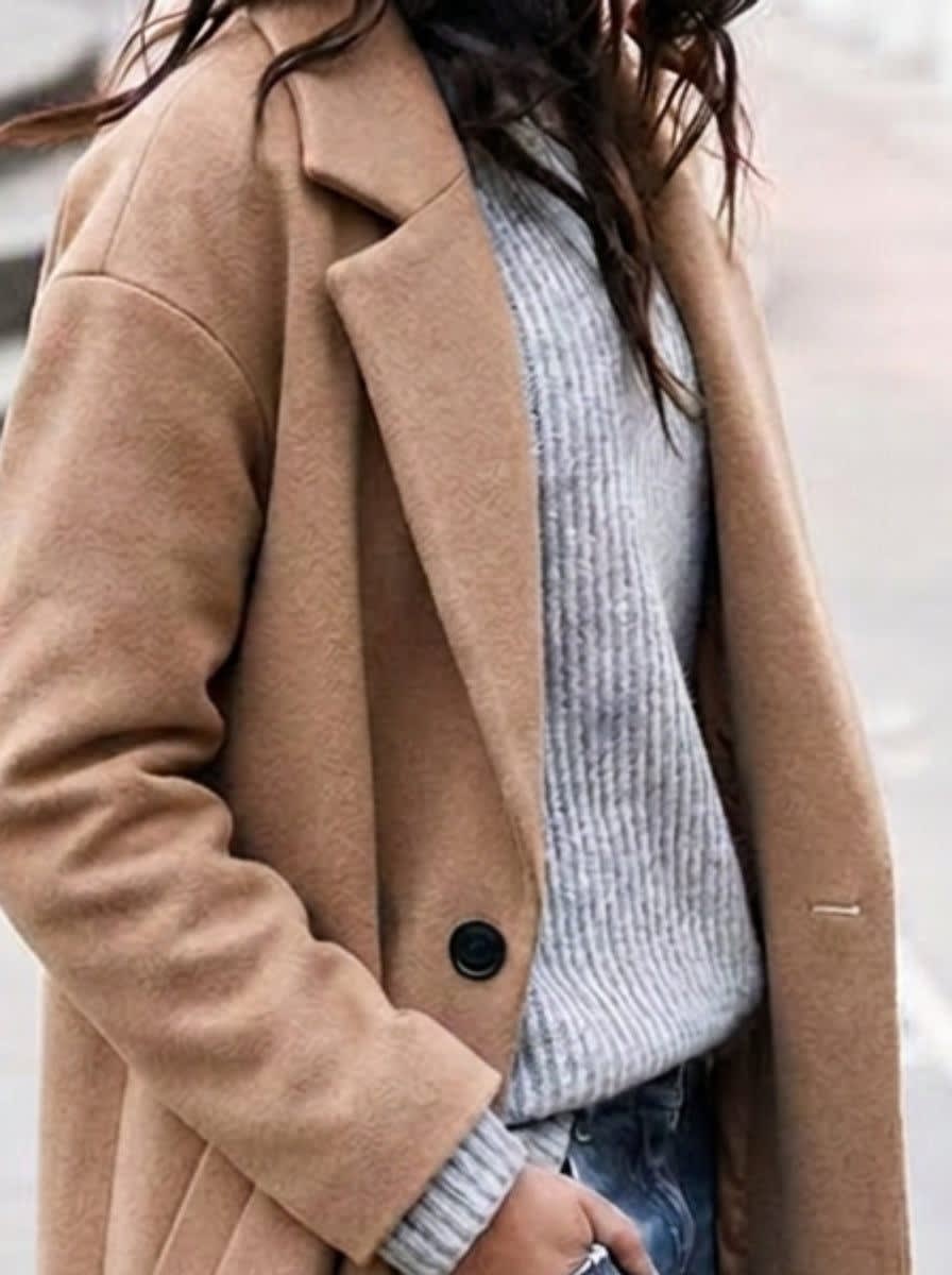 Women's Oversized Wool Blend Coat | Eithne_2