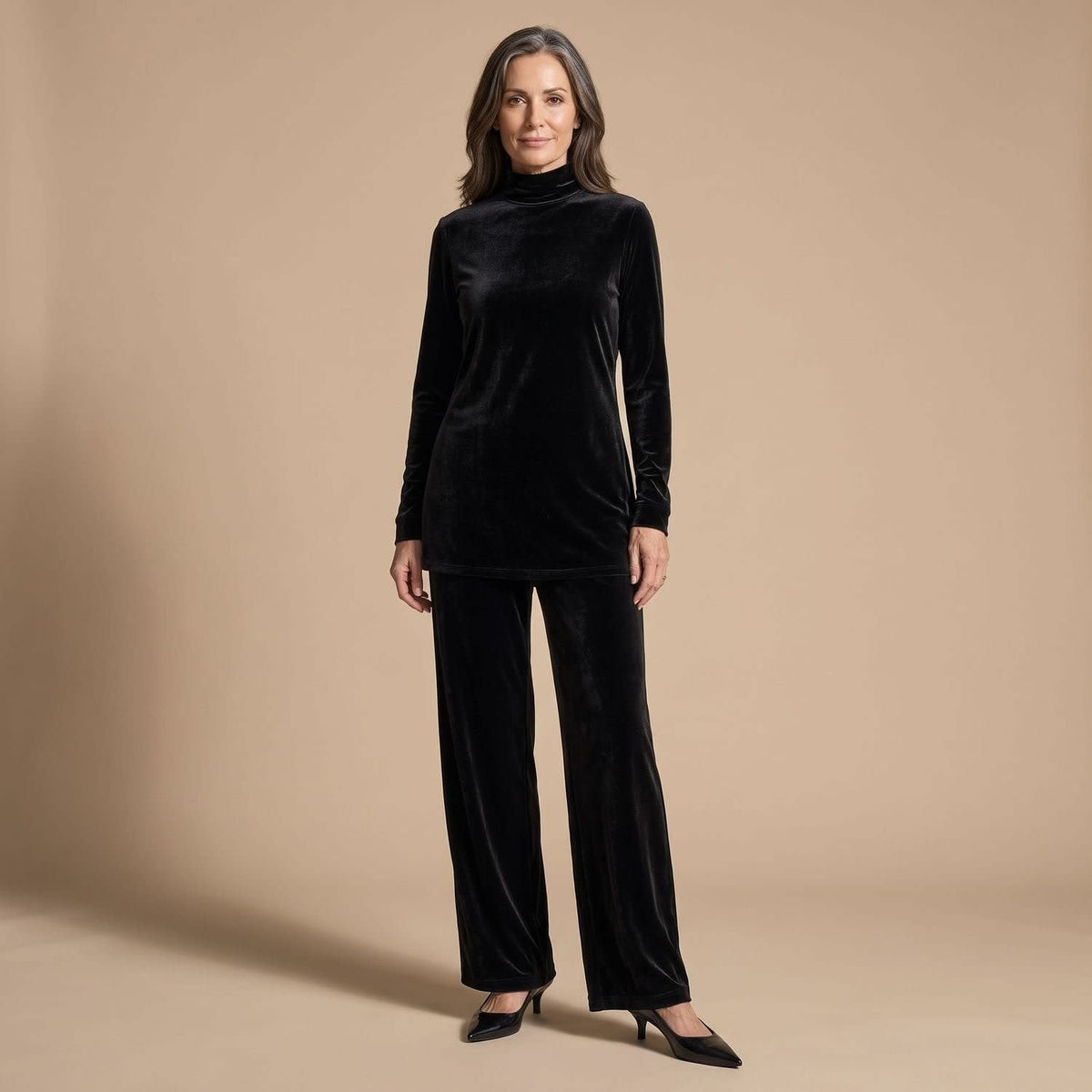 Women's Velvet Two Piece Set | Veronica_3