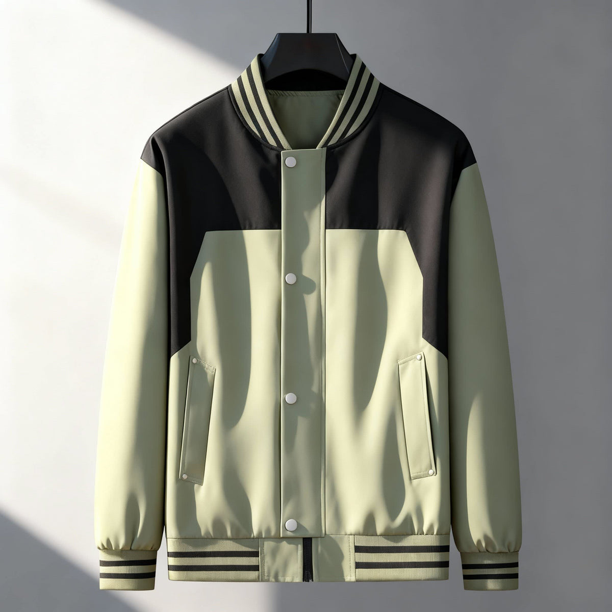 Men's Color Block Varsity Jacket | Brett_5