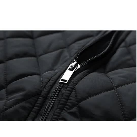 Men's Slim Fit Quilted Bomber Jacket | Orson_13