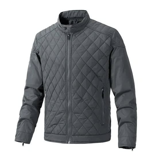 Men's Slim Fit Quilted Bomber Jacket | Orson_8