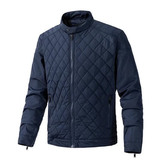 Men's Slim Fit Quilted Bomber Jacket | Orson_9