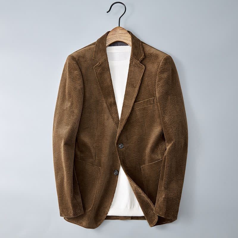 Men's Slim Fit Corduroy Blazer | Benedict_1