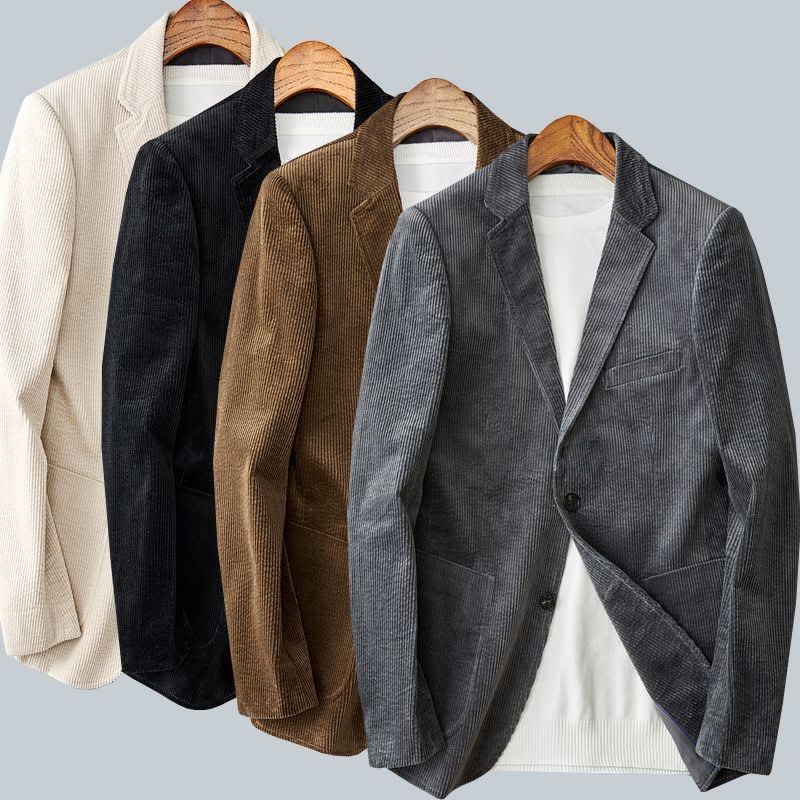 Men's Slim Fit Corduroy Blazer | Benedict_6
