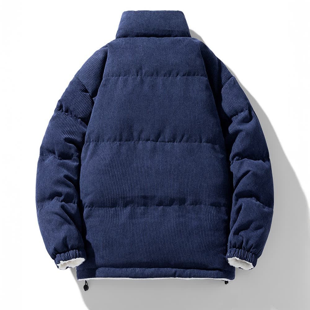 Men's Sherpa Lined Corduroy Puffer Jacket | Lionel_4