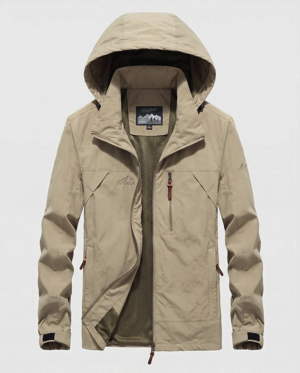 Men's Hooded Lightweight Outdoor Jacket | Elio_8