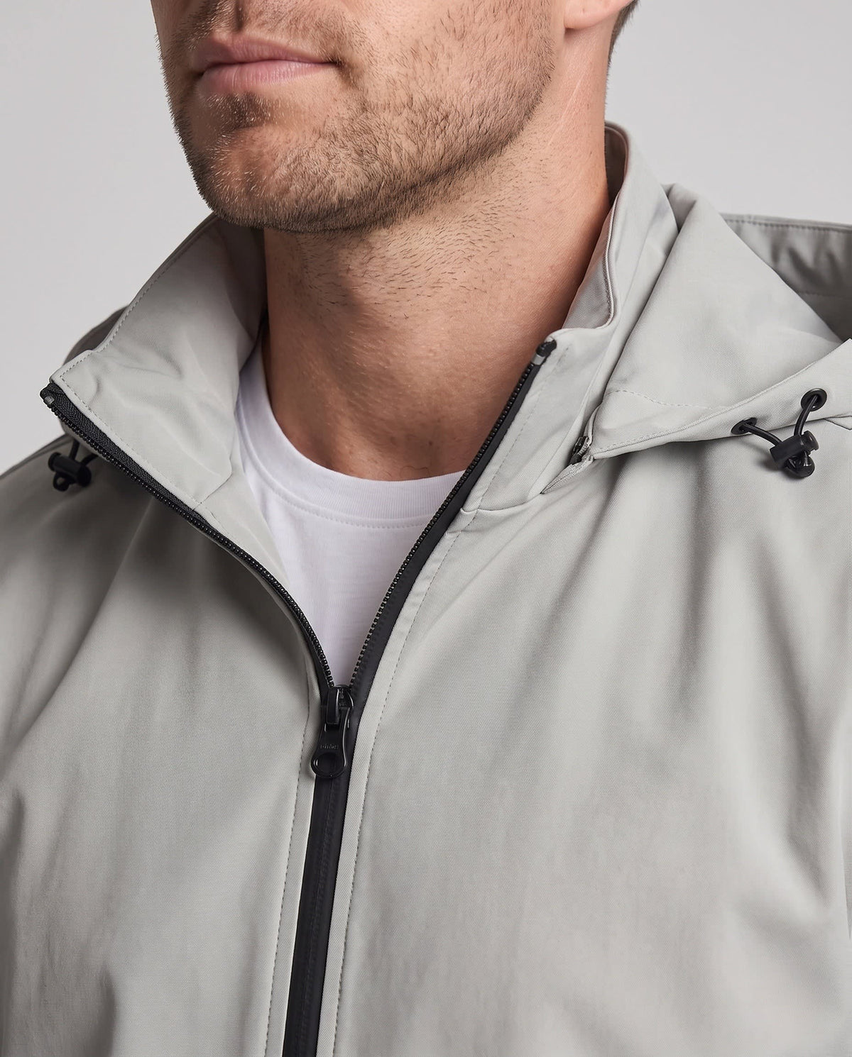 Men's Hooded Softshell Jacket with Reflective Stripes | Miles_3