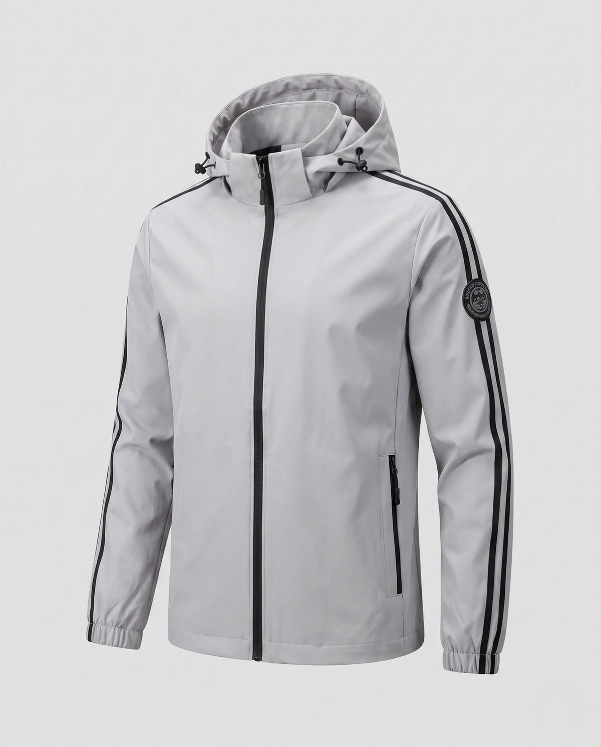 Men's Hooded Softshell Jacket with Reflective Stripes | Miles_5
