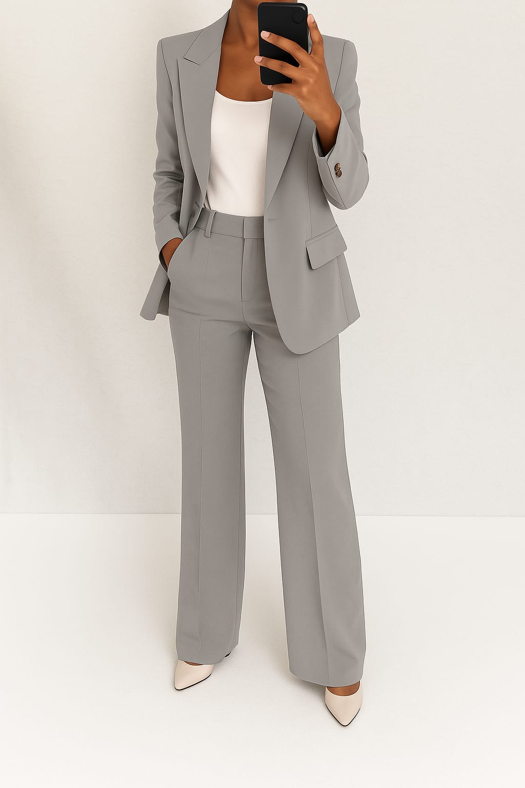 Women's Tailored Peak Lapel Trouser Suit | Heidi_2