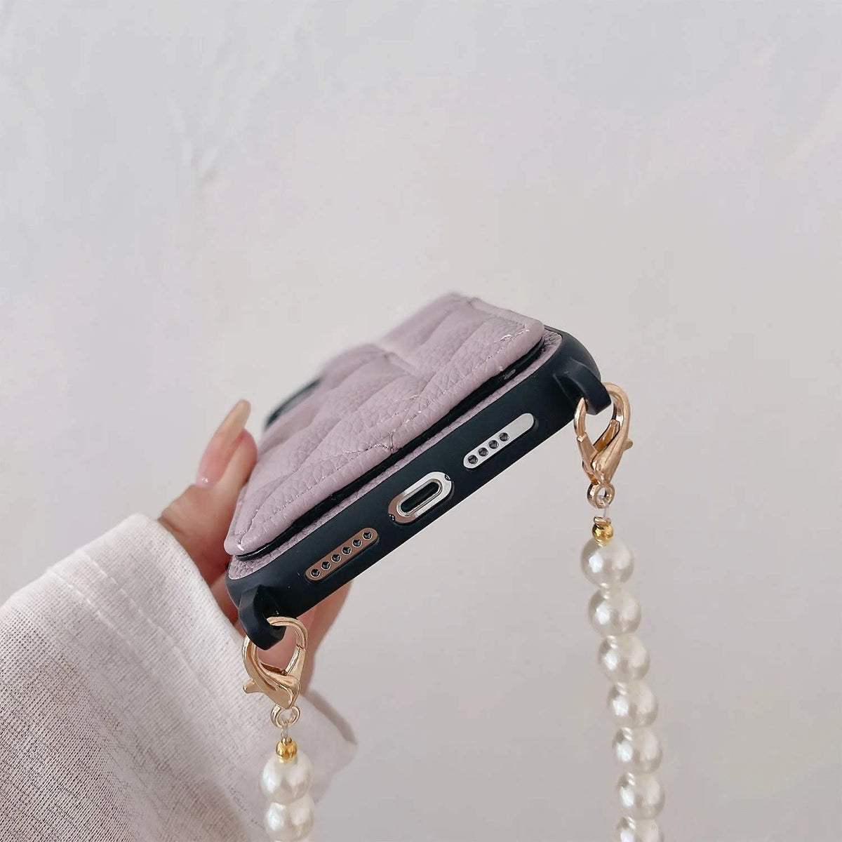 Women's Quilted Card Slot iPhone Case | Kelly_4