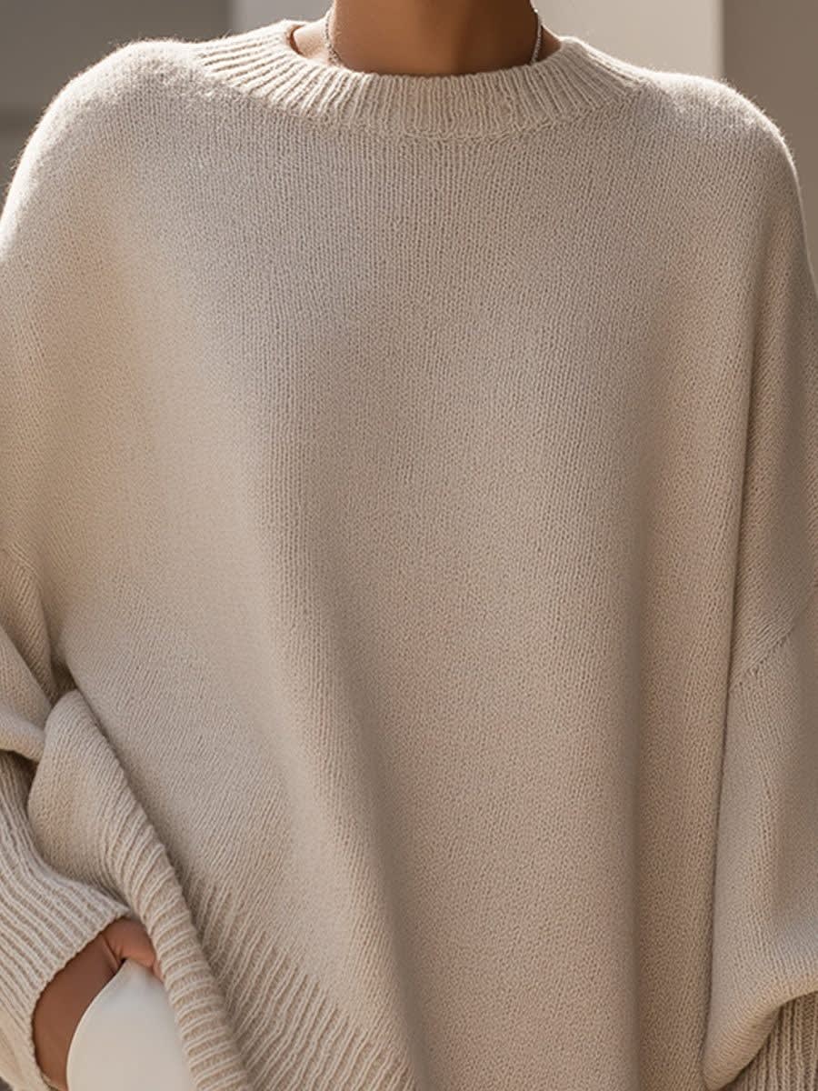 Women's Merino Wool Oversized Jumper | Maureen_2