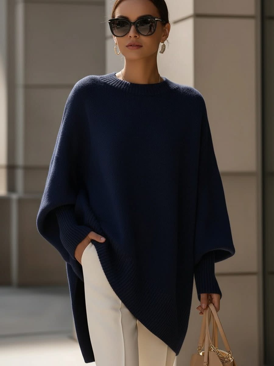 Women's Merino Wool Oversized Jumper | Maureen_7