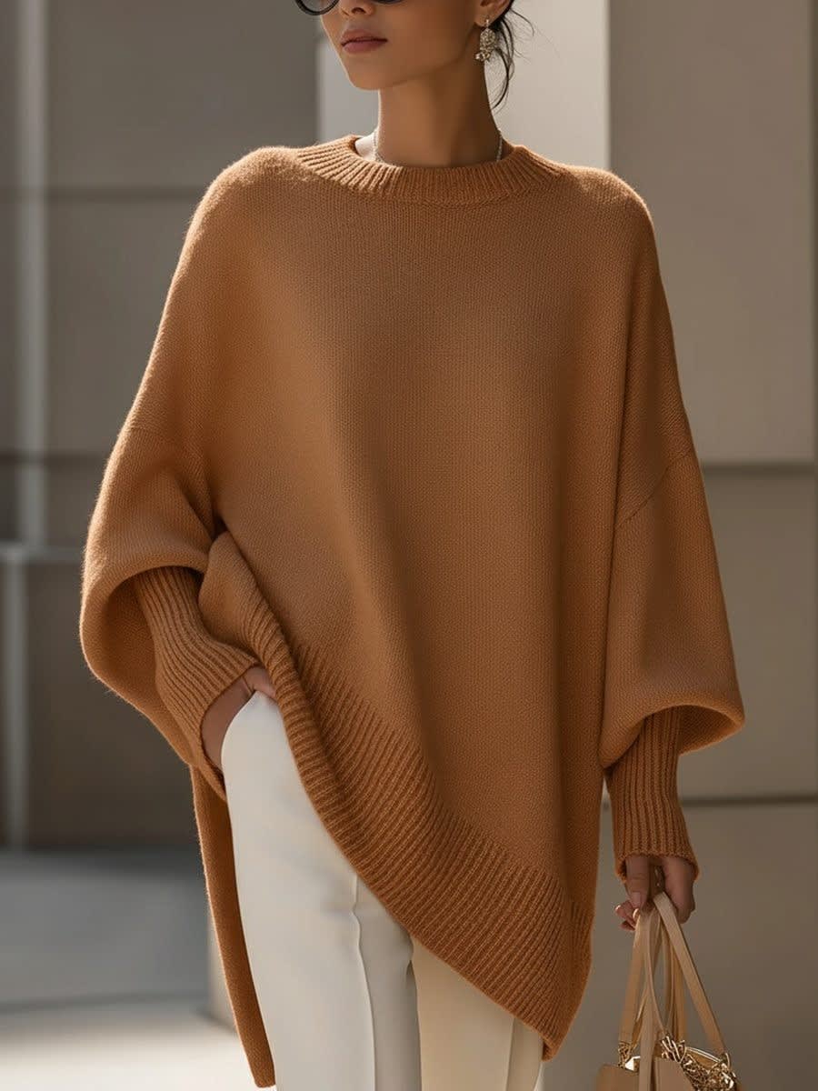 Women's Merino Wool Oversized Jumper | Maureen_8