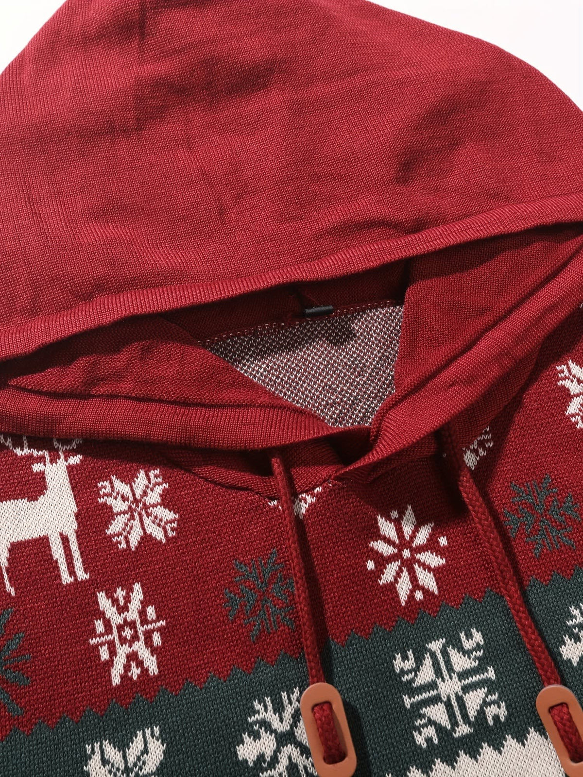 Men's Hooded Reindeer Christmas Jumper | Callum_5