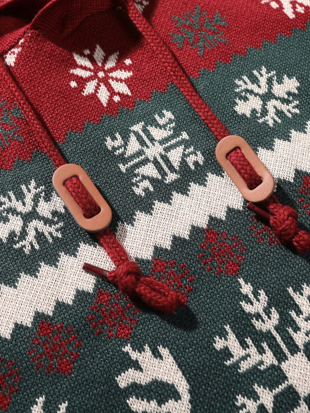 Men's Hooded Reindeer Christmas Jumper | Callum_6