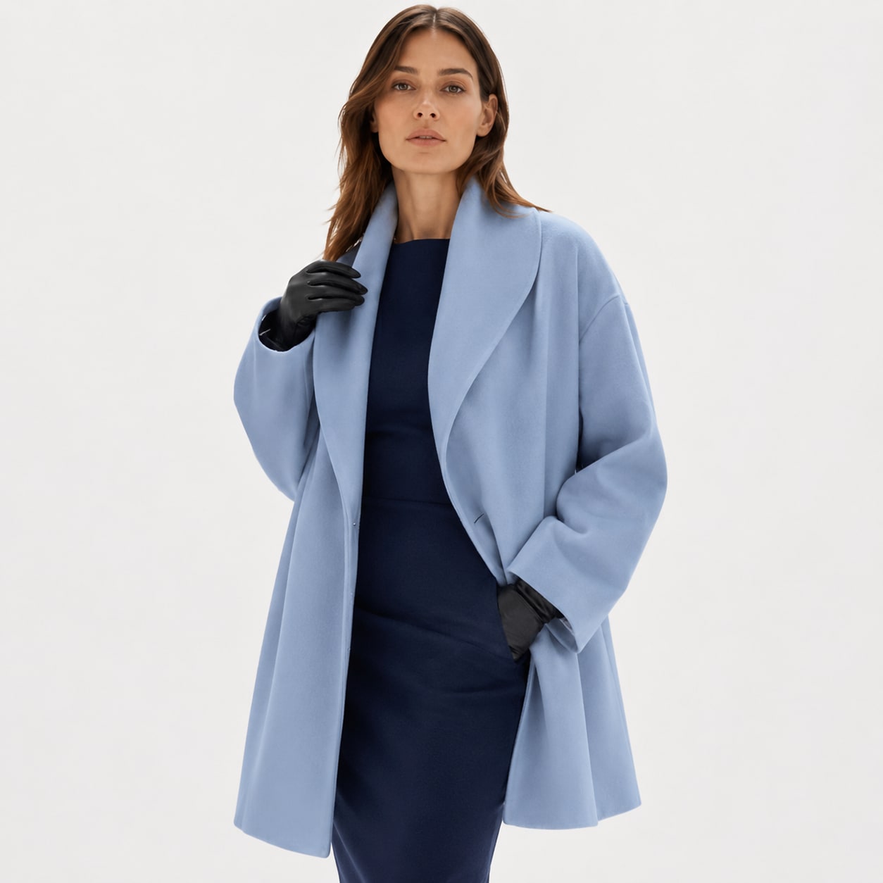 Women's Oversized Longline Winter Coat | Elowen_2