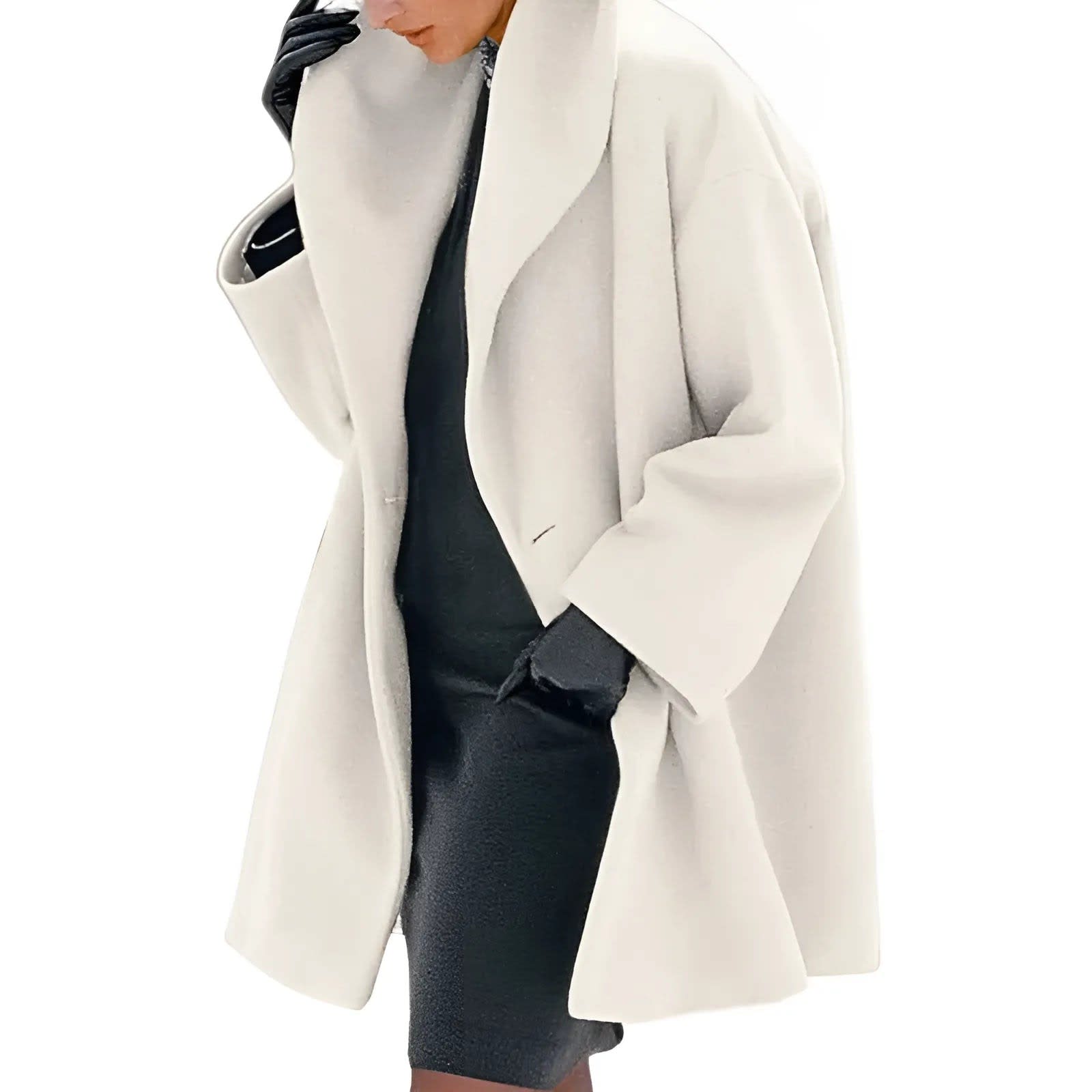 Women's Oversized Longline Winter Coat | Elowen_5