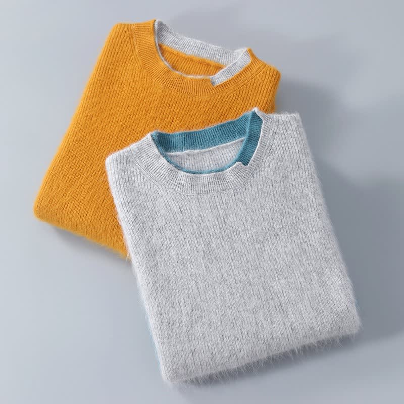 Men's Cashmere Color Block Jumper | Graham_8