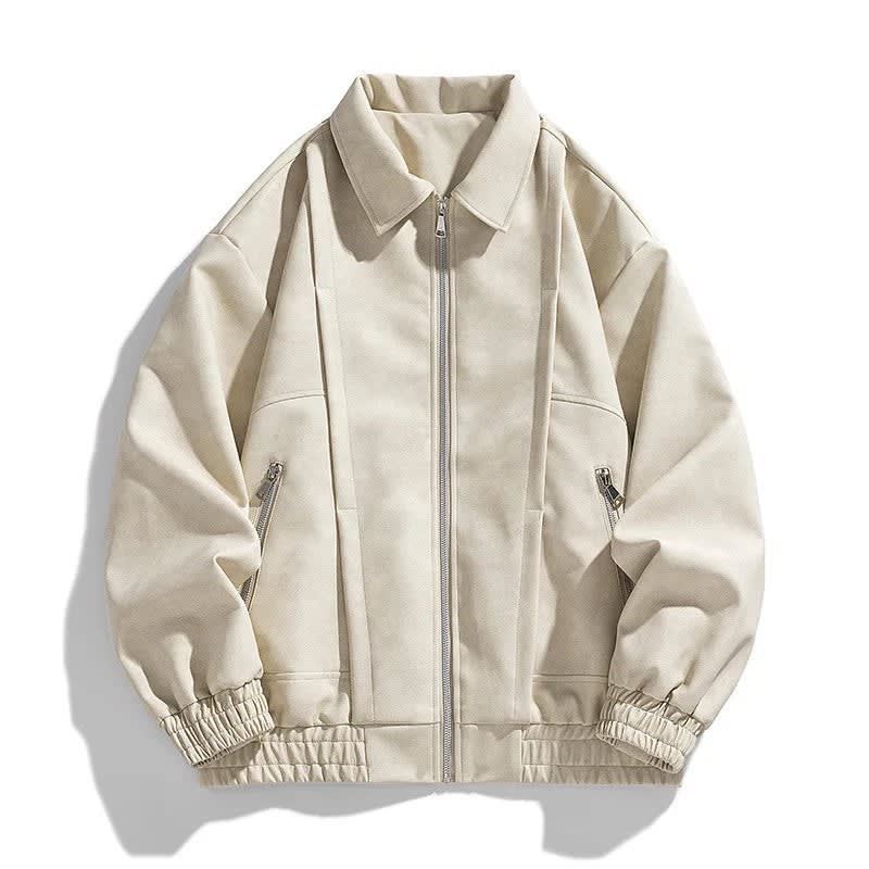 Men's Faux Suede Bomber Jacket | Grayson_3