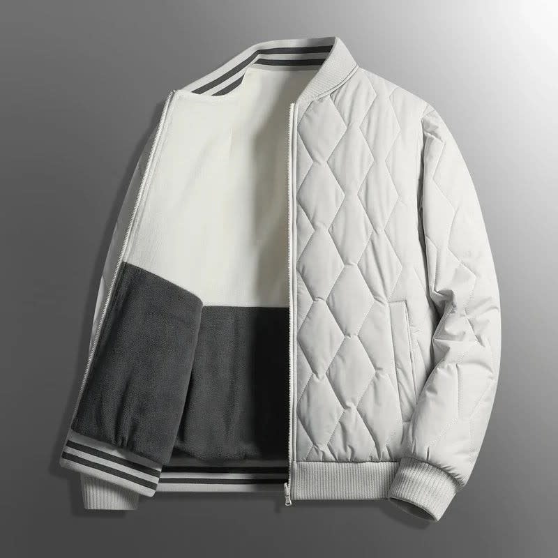 Men's Reversible Quilted Bomber Jacket | Ivo_1