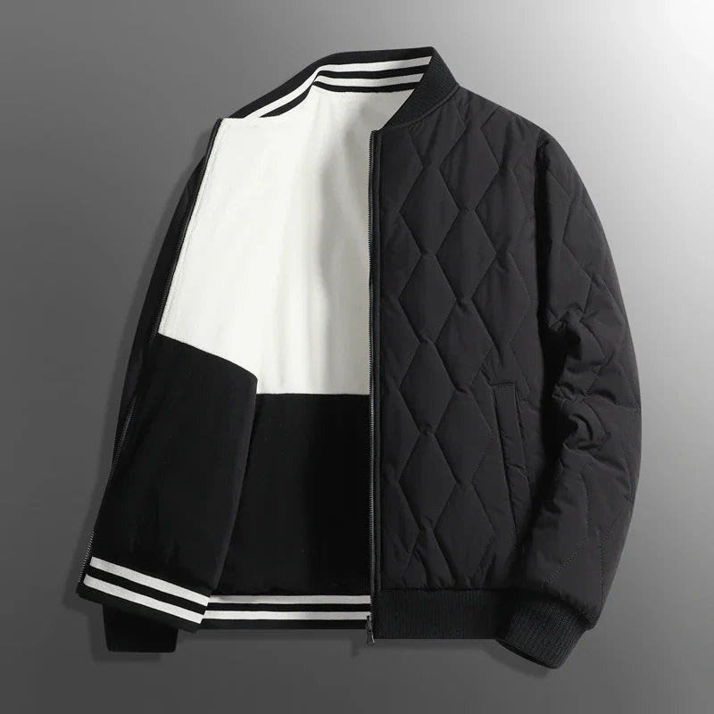 Men's Reversible Quilted Bomber Jacket | Ivo_2