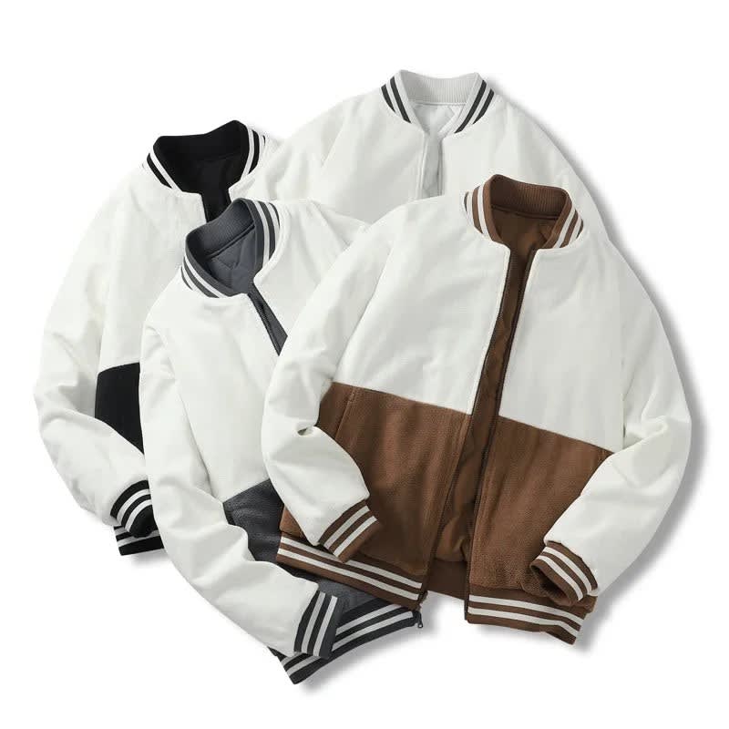 Men's Reversible Quilted Bomber Jacket | Ivo_5