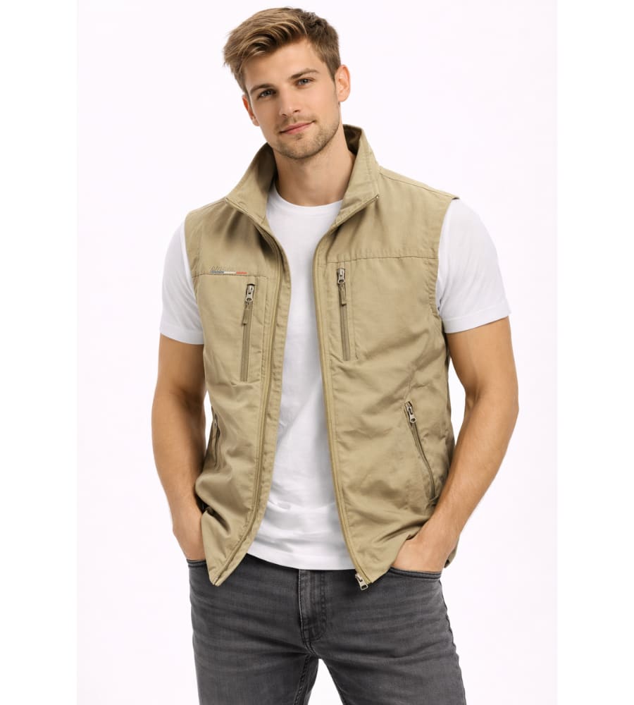Men's Lightweight Multi Pocket Gilet | Donovan_7