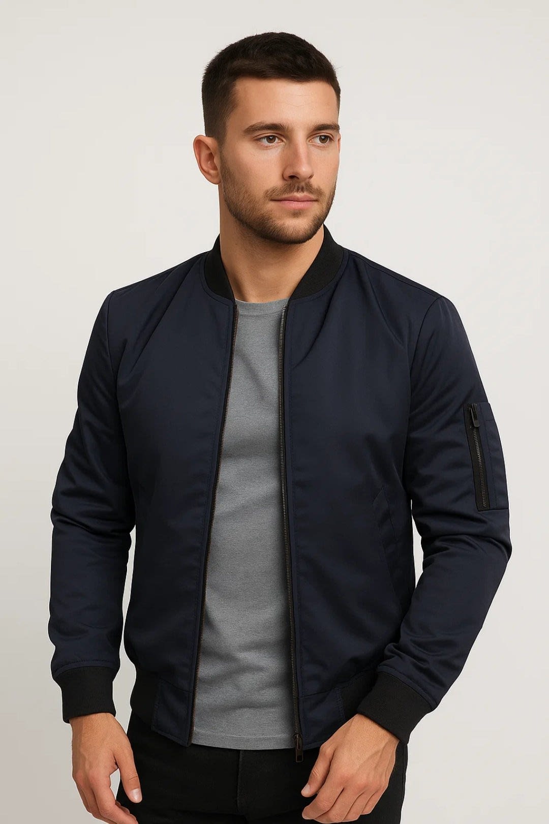 Men's Lined Bomber Jacket | Philip_2