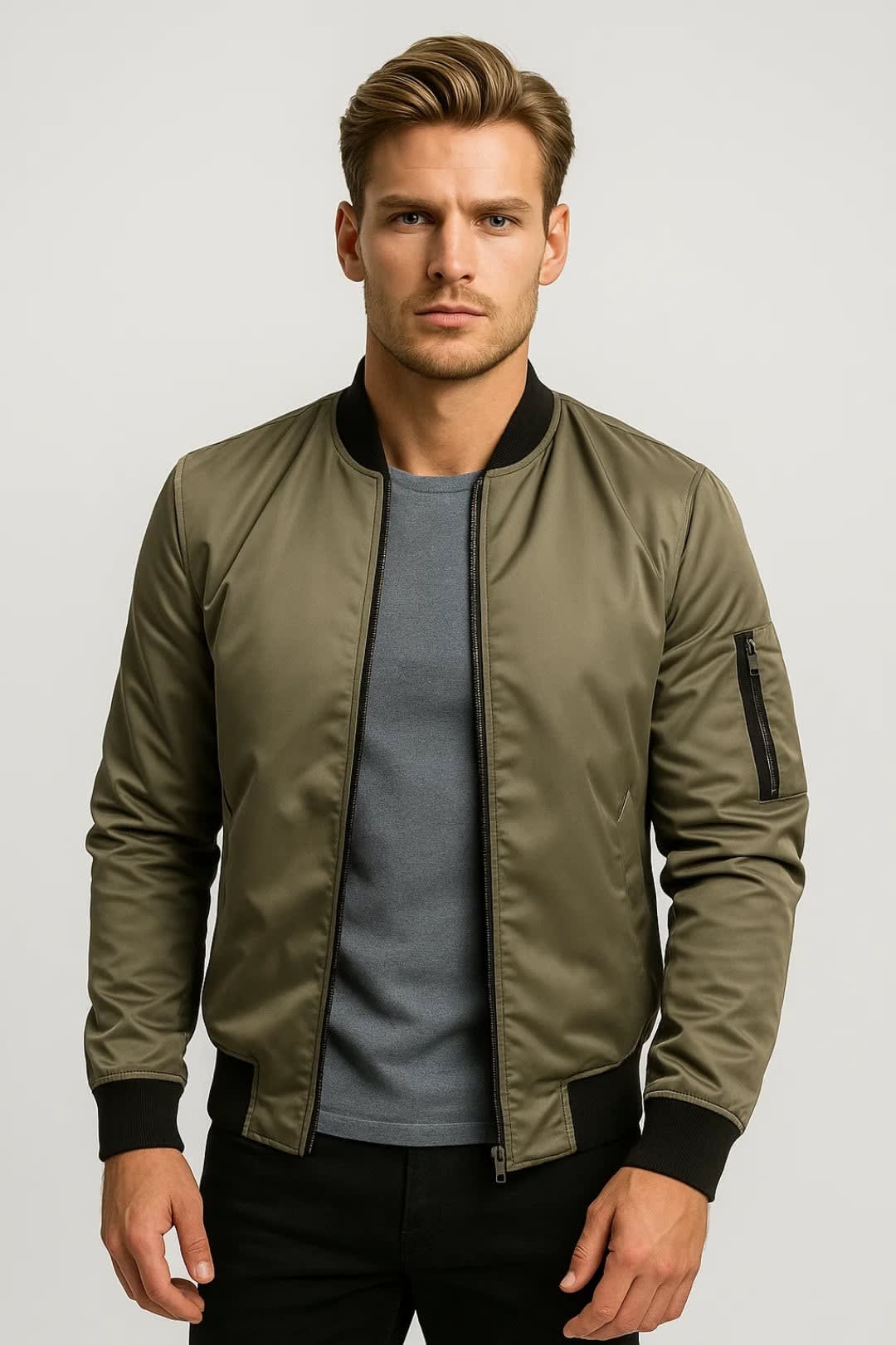 Men's Lined Bomber Jacket | Philip_5