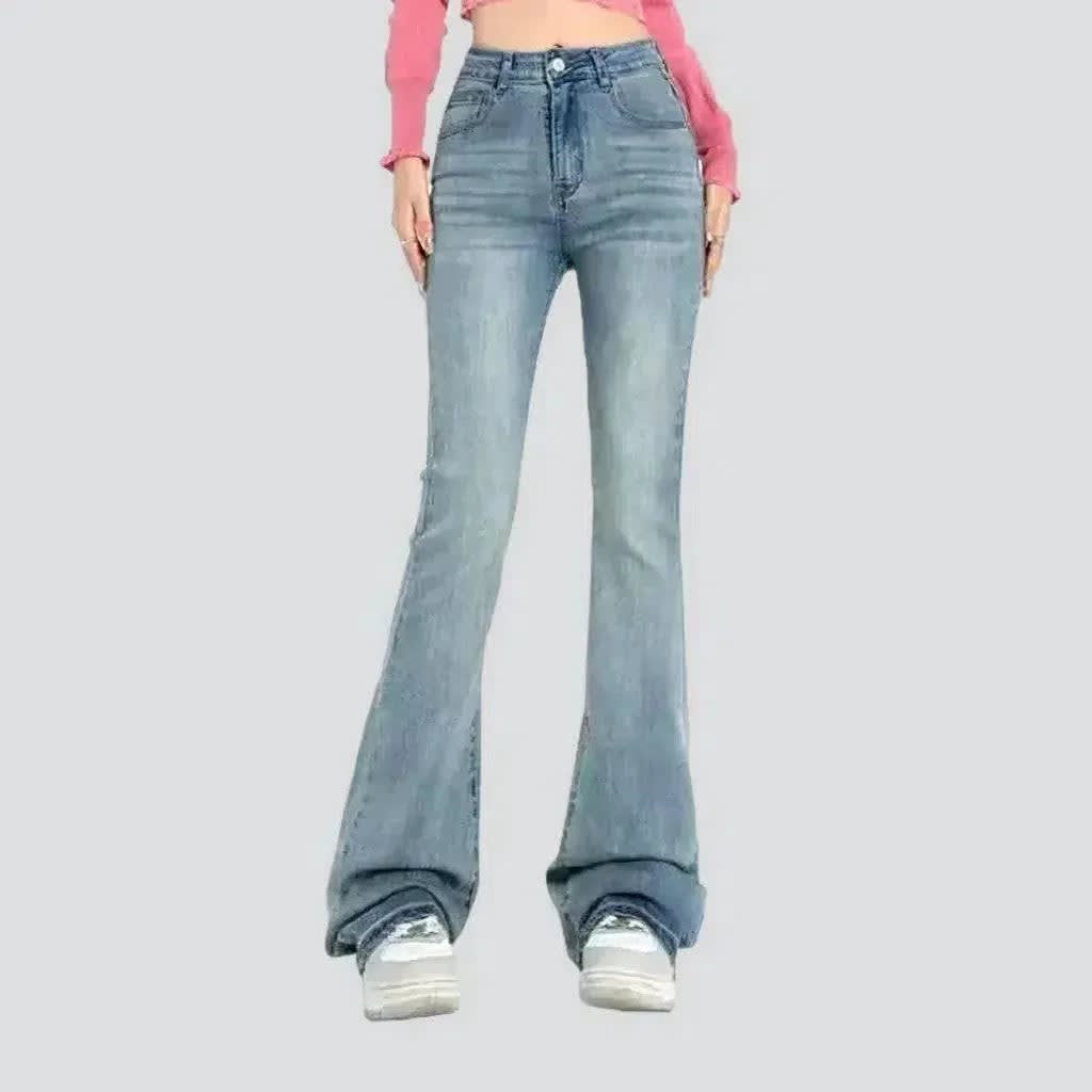 Women's Vintage Wash Bootcut Jeans | Arabella_4