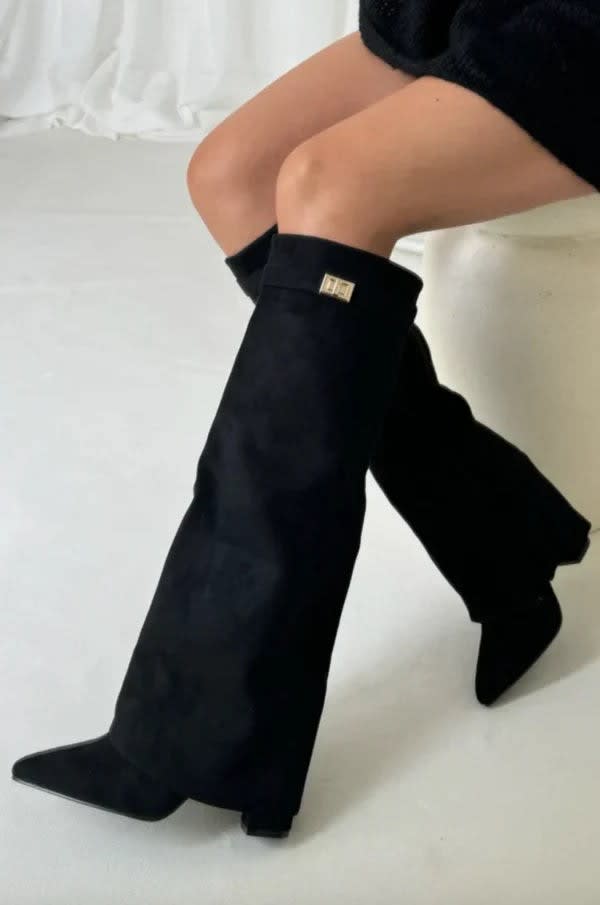 Women's Pointed Toe Knee High Boots | Manon_7