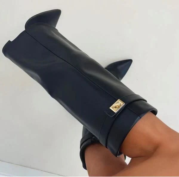Women's Pointed Toe Knee High Boots | Manon_9