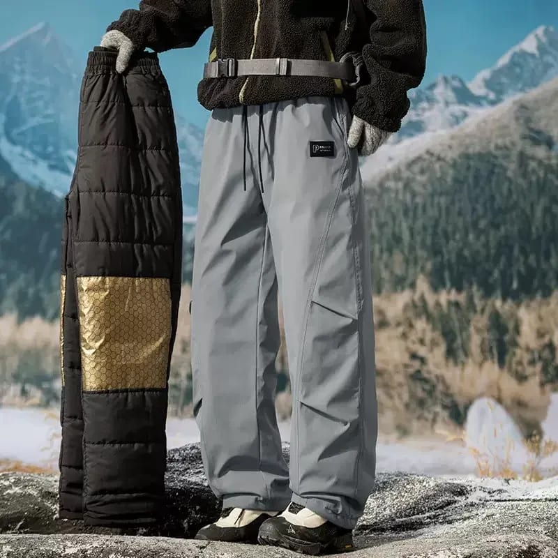 Men's Waterproof Quilted Winter Ski Trousers | Karl_3