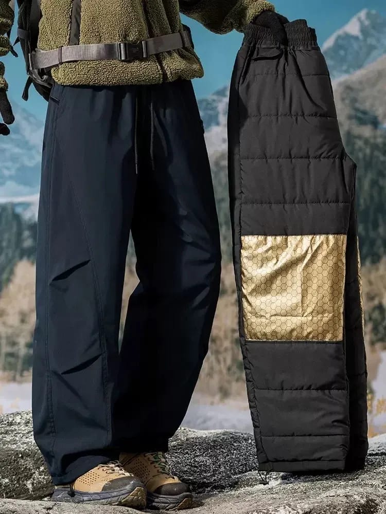 Men's Waterproof Quilted Winter Ski Trousers | Karl_4