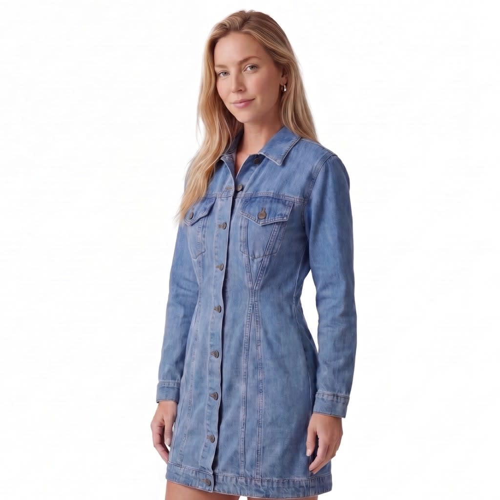 Women's Oversized Denim Jacket | Ayla_2
